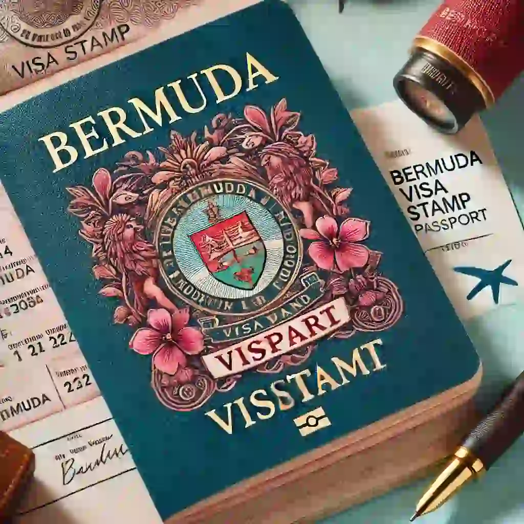 Bermuda Visa Stamp