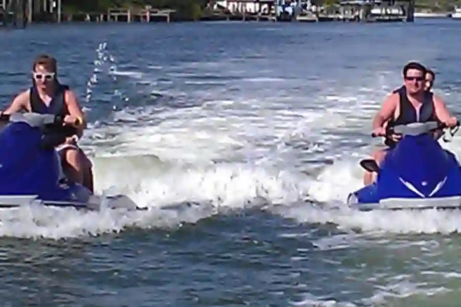 Jetskis In ST. George's Bermuda