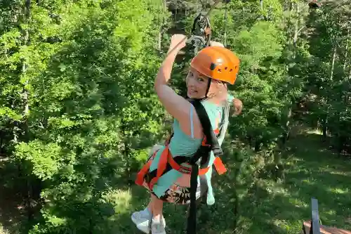 Ziplining at Rugaru Adventures