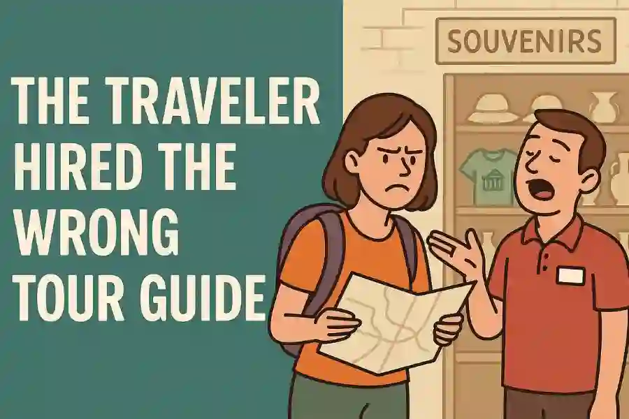 The Traveler Hired The Wrong Tour Guide